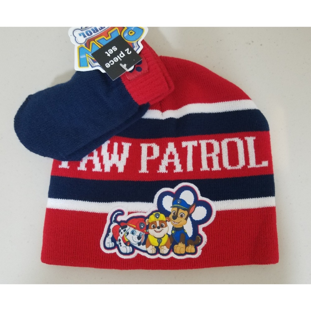 Paw Patrol Winter Hat and Gloves Set